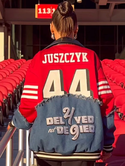 2024 Kristin Juszczyk 49ers Bomber Jacket