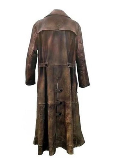 Batman Knightmare Brown Leather Coat