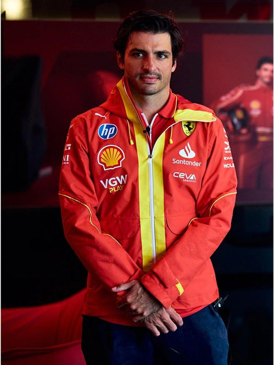 Carlos Sainz 2024 Scuderia Ferrari Team Jacket