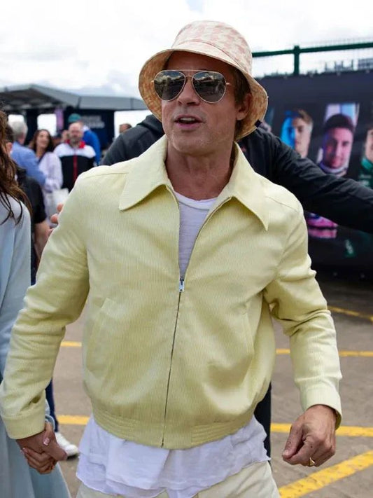 Brad Pitt F1 Yellow Jacket