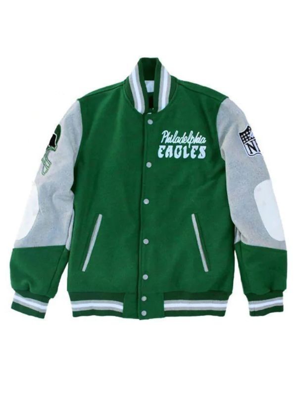 Mitchell and Ness Eagles Varsity Jacket