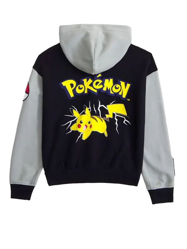 Abercrombie Pokemon Hooded Bomber Jacket