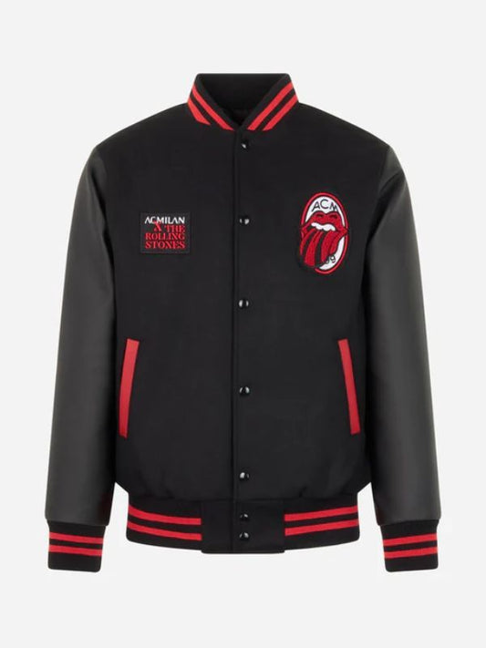 AC Milan x Rolling Stones Varsity Jacket - Sale Now