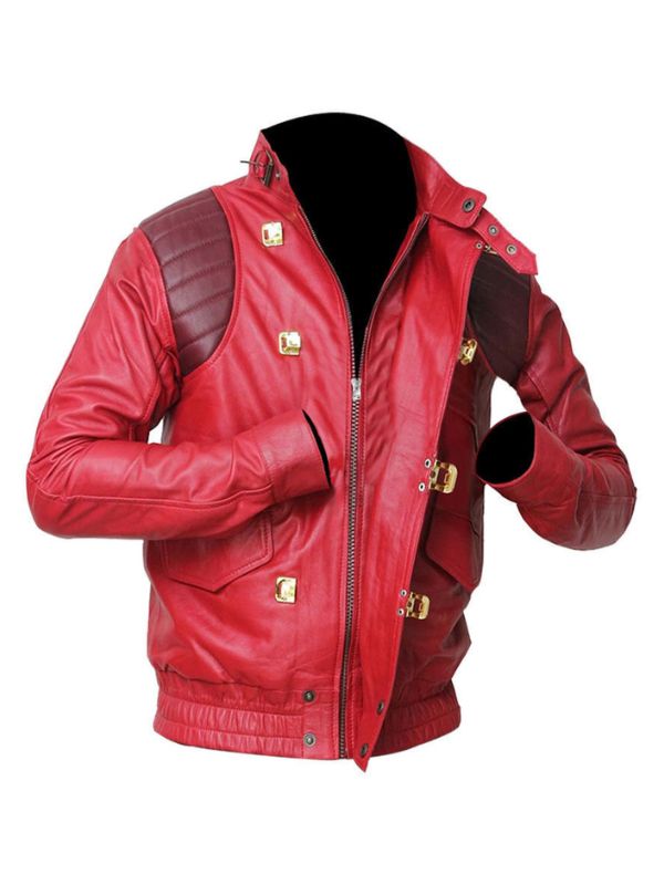 Akira Kaneda Red Leather Jacket | Akira Kaneda Jacket - Sale