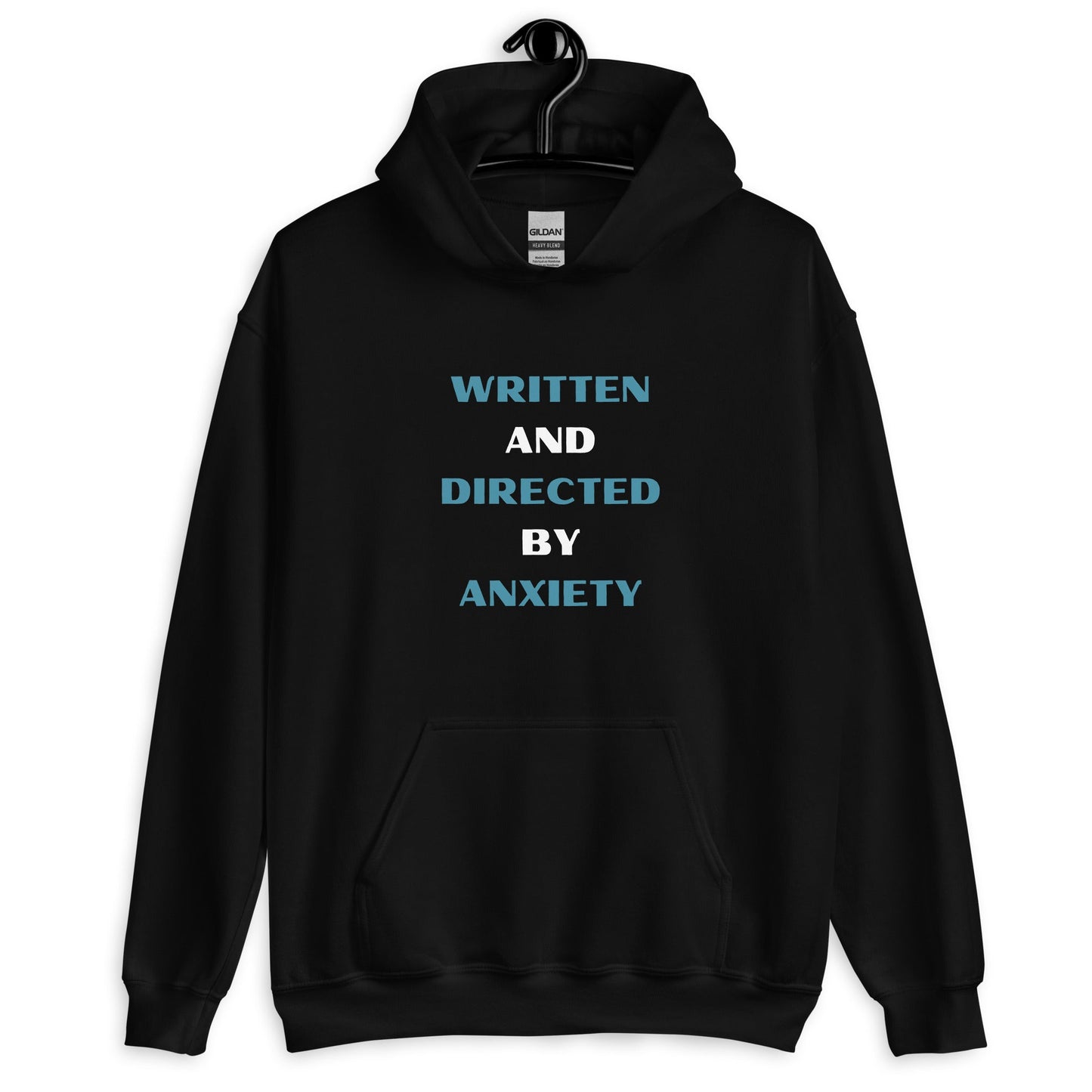 Anxiety Unisex Pullover Hooded Streetwear Funny Sweatshirt