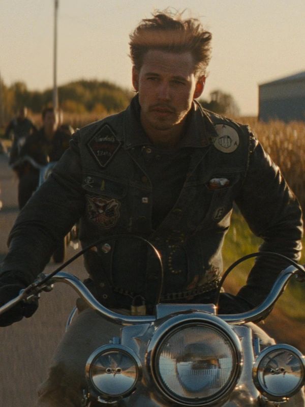 Austin Butler The Bikeriders Blue Denim Vest