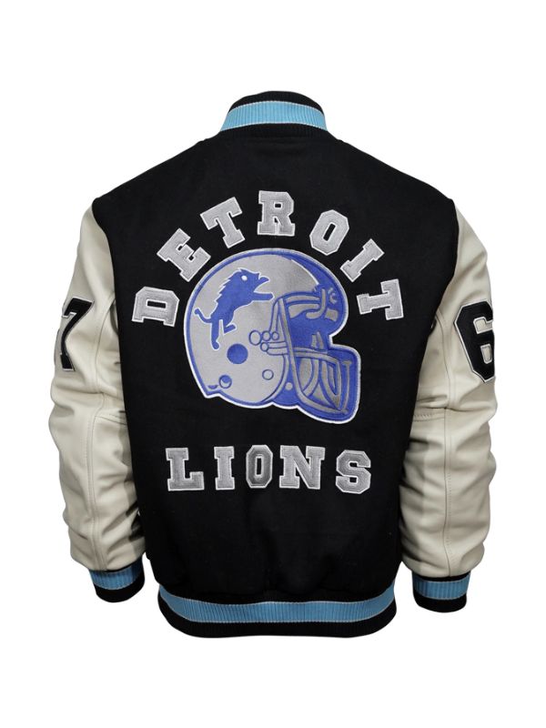 Axel Foley Detroit Lions Varsity Jacket