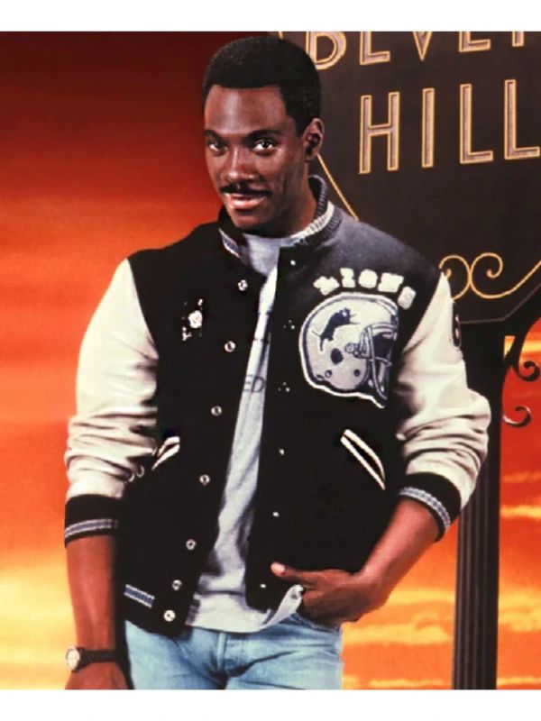 Axel Foley Detroit Lions Varsity Jacket