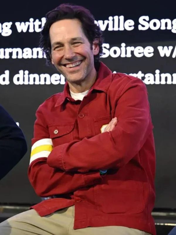 Big Slick Celebrity Weekend 2024 Paul Rudd Chiefs Red Jacket