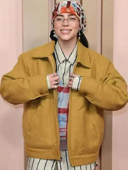 Billie Eilish 96th Oscars Awards Yellow Jacket