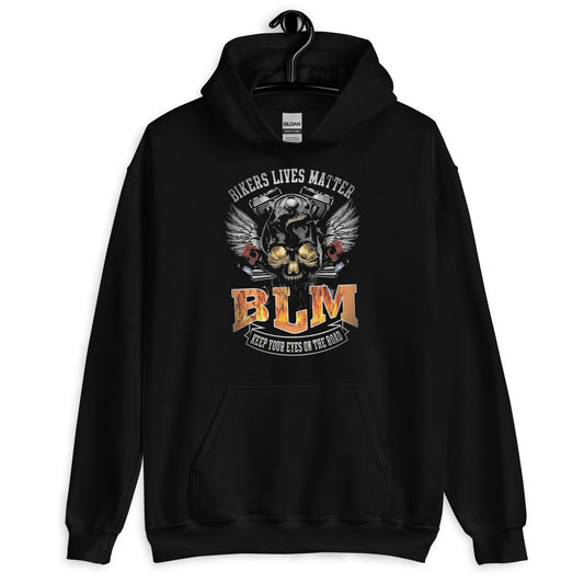 BLM Bikers Lives Matter Pullover Hoodie - Free Delivery