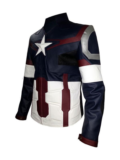 Captain America Avengers Infinity War Leather Jacket - Sale