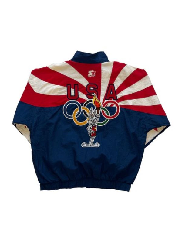 Vintage 1996 deals Champion Team USA Olympic Atlanta Official Ceremony Jacket XL