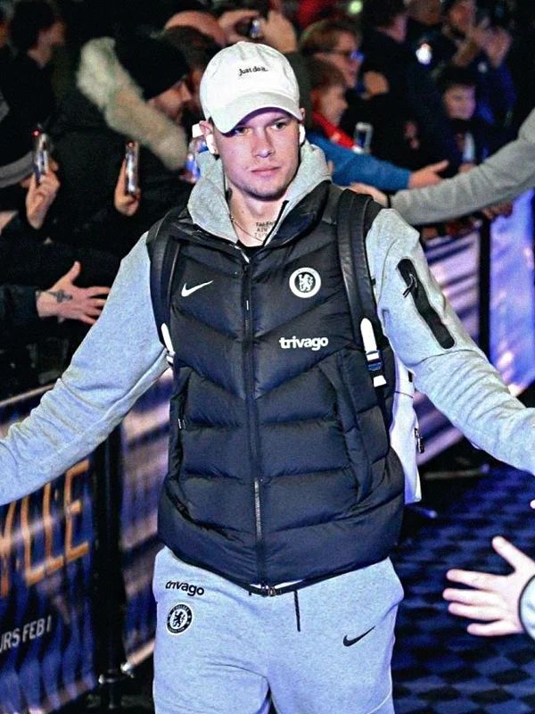 Chelsea Black Puffer Vest