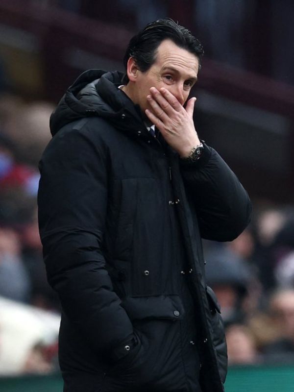 Unai Emery Black Puffer Hooded Jacket