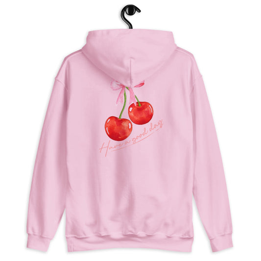 Coquette Cherry Have A Good Day Hoodie - Free Shipping