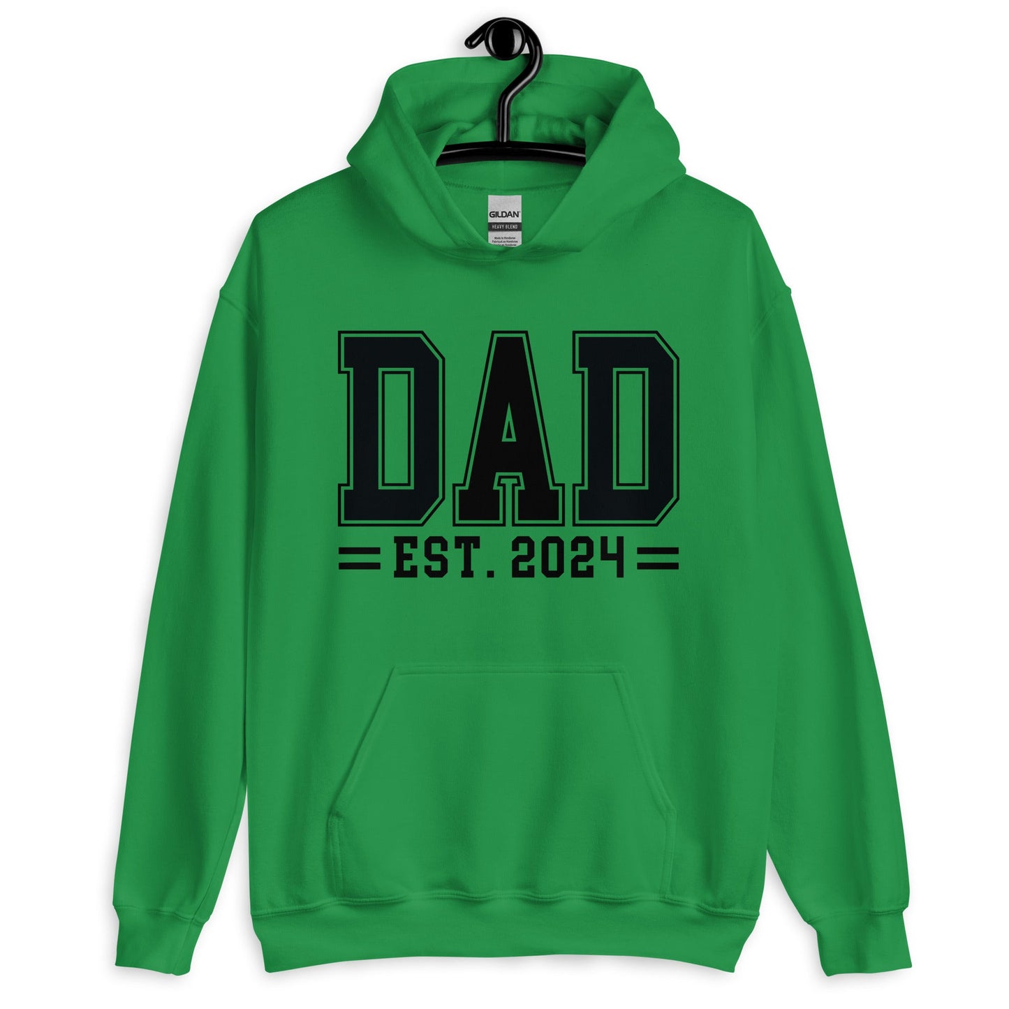 Dad Est 2024 Pullover Hoodie - Father's Day Gift