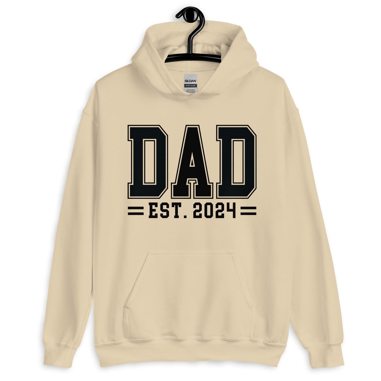 Dad Est 2024 Pullover Hoodie - Father's Day Gift