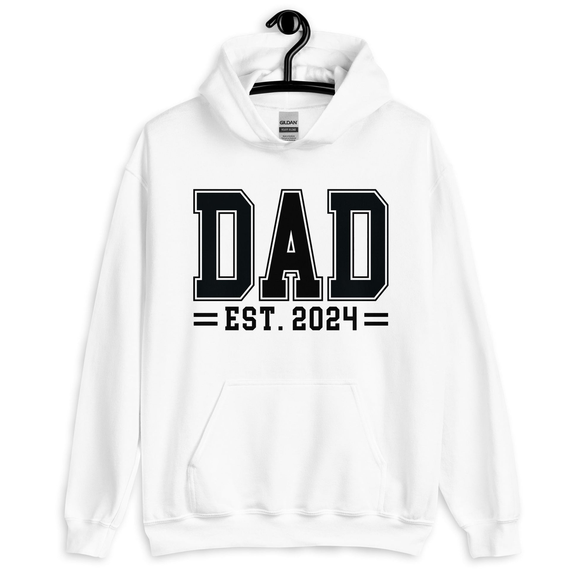 Dad Est 2024 Pullover Hoodie - Father's Day Gift