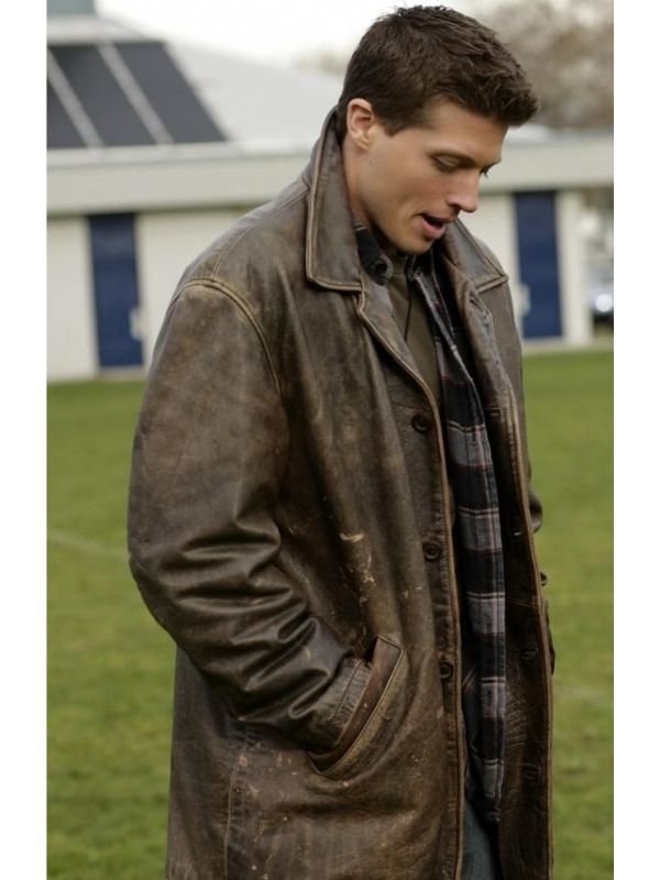 Dean Winchester Supernatural Distressed Brown Leather Jacket