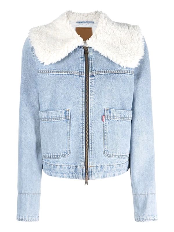 Doctor Who Millie Gibson Denim Sherpa Jacket