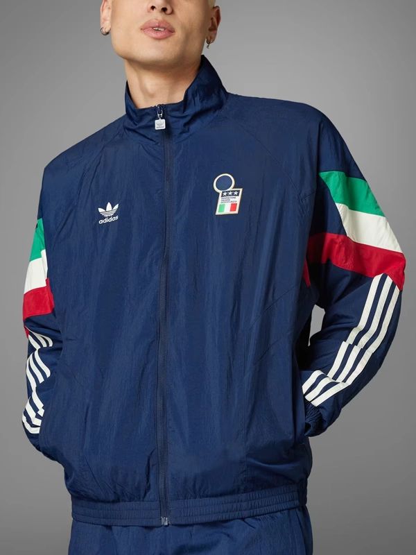 Euro 2024 Italy Blue Track Jacket