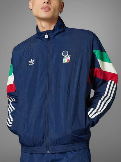 Euro 2024 Italy Blue Track Jacket