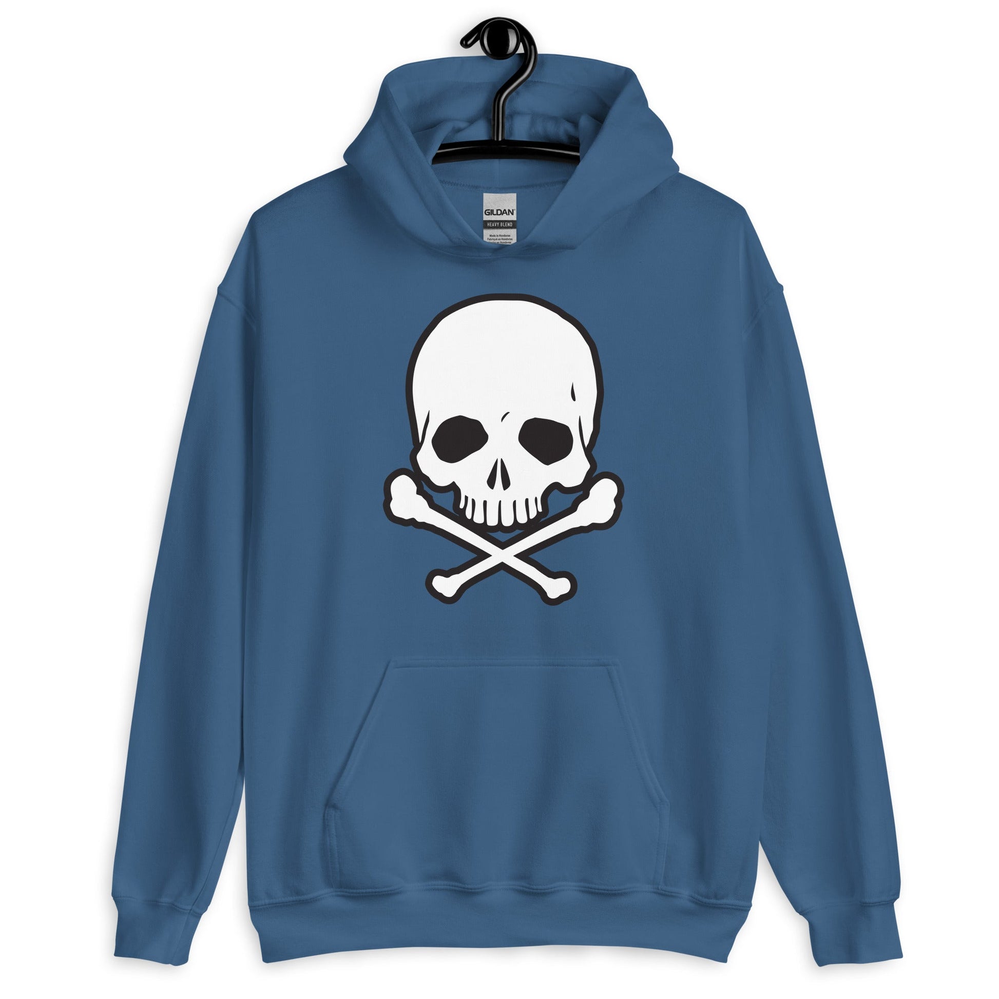 Evil Skull Pullover Hoodie - Halloween Gift Skull Hoodie