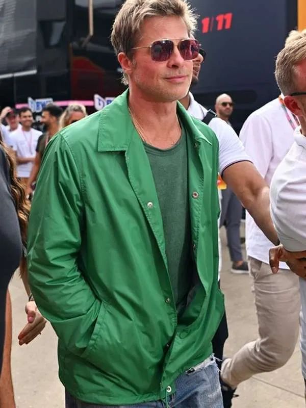 Sonny Hayes F1 Brad Pitt Green Jacket