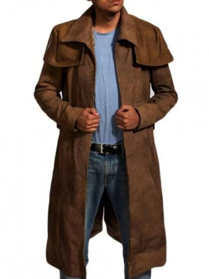 Fallout NCR Ranger Brown Leather Coat