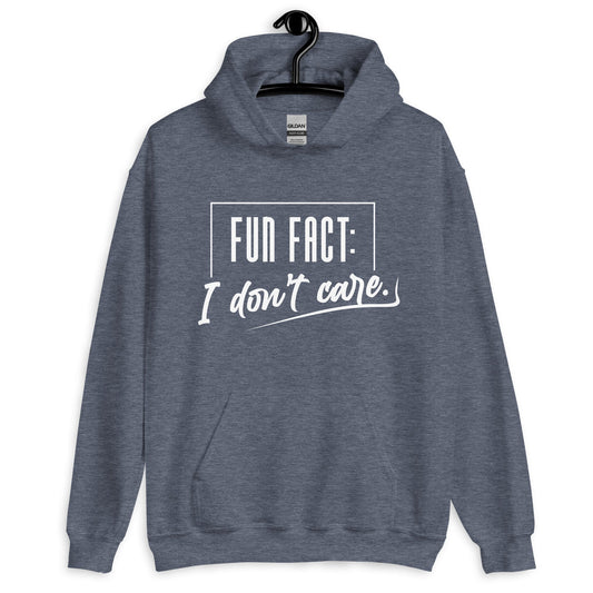 Fun Fact I Don't Care Pullover Hoodie