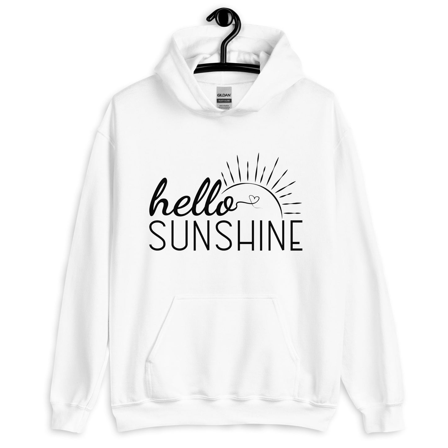 Hello Sunshine Unisex Pullover Hoodie - Free Delivery