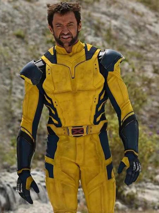 Deadpool & Wolverine Yellow Leather Jacket