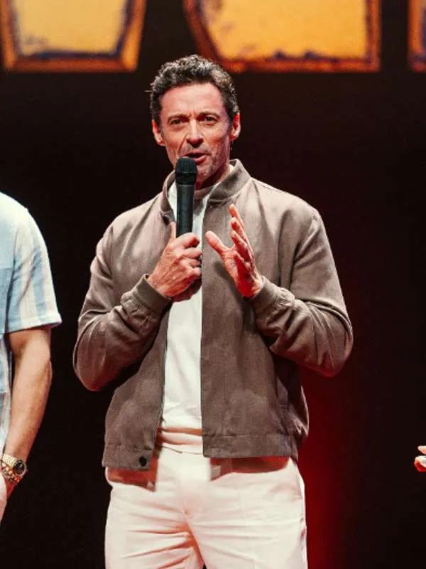 Hugh Jackman Deadpool & Wolverine Premiere Night Brown Jacket