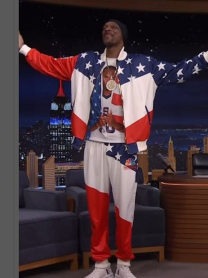 Jimmy light up Studio 6B Snoop Dogg USA Flag Tracksuit