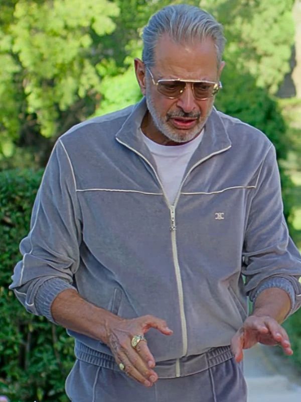 Jeff Goldblum Kaos S01 Grey Track Jacket