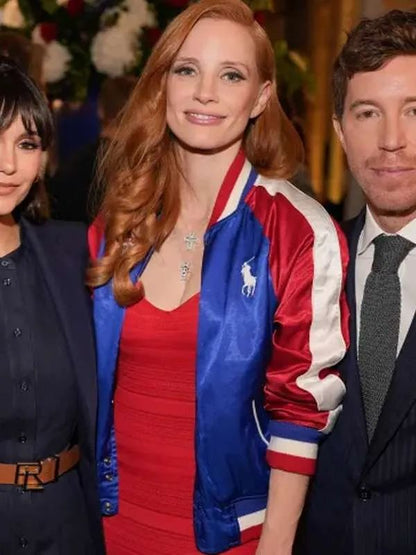 Paris Olympics Jessica Chastain USA Jacket