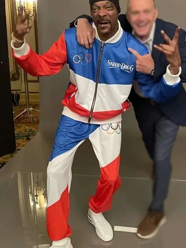 Snoop Dogg Paris Olympicsin Tracksuit