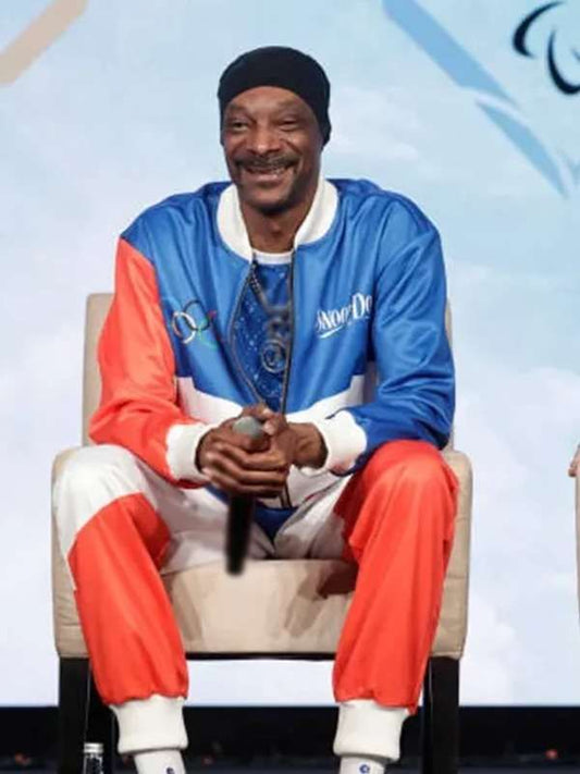 Snoop Dogg Paris Olympicsin Tracksuit