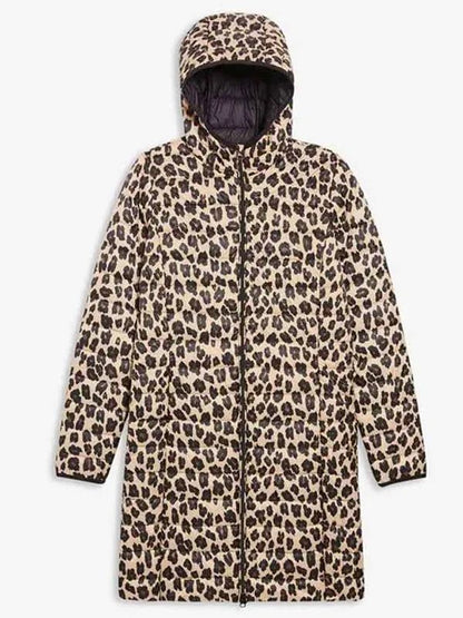 Joe Fresh Jilly Jacket | Leopard Print Hooded Coat