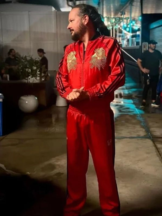 Korn x Adidas Jonathan Davis Red Tracksuit