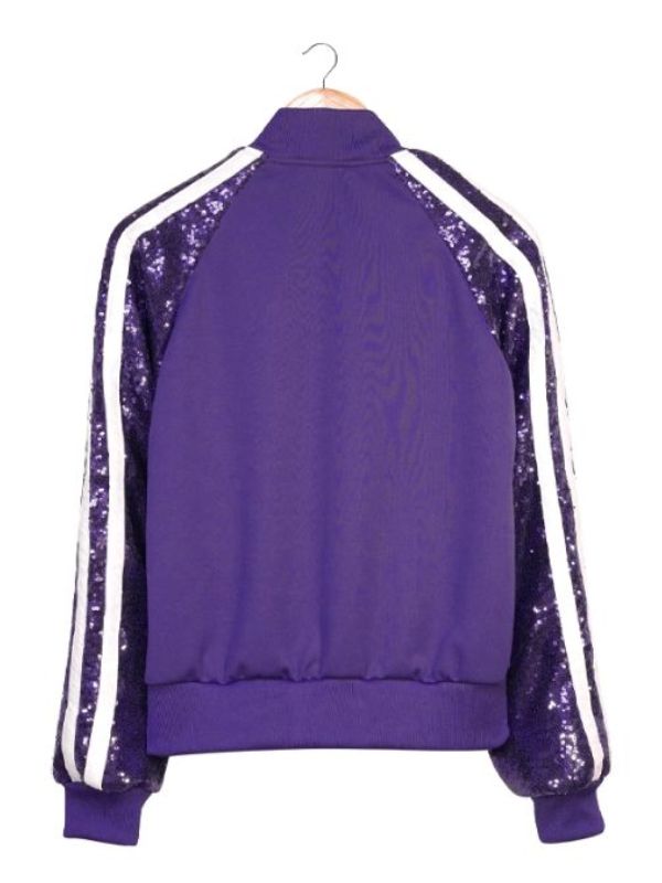 KoRn x Adidas Purple Sequin Track Jacket