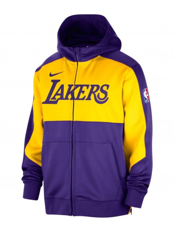 LeBron James Los Angeles Lakers Zip Up Hoodie Street Outerwears