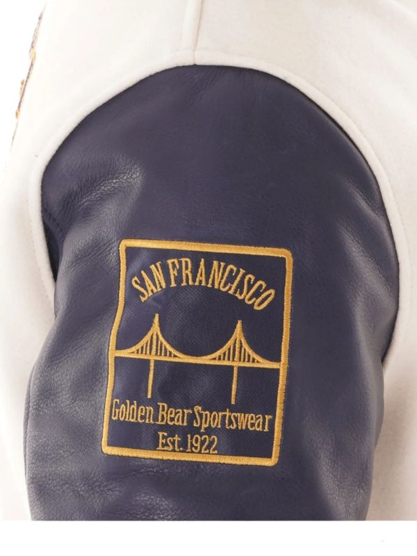 Golden Bear Patch Varsity Jacket