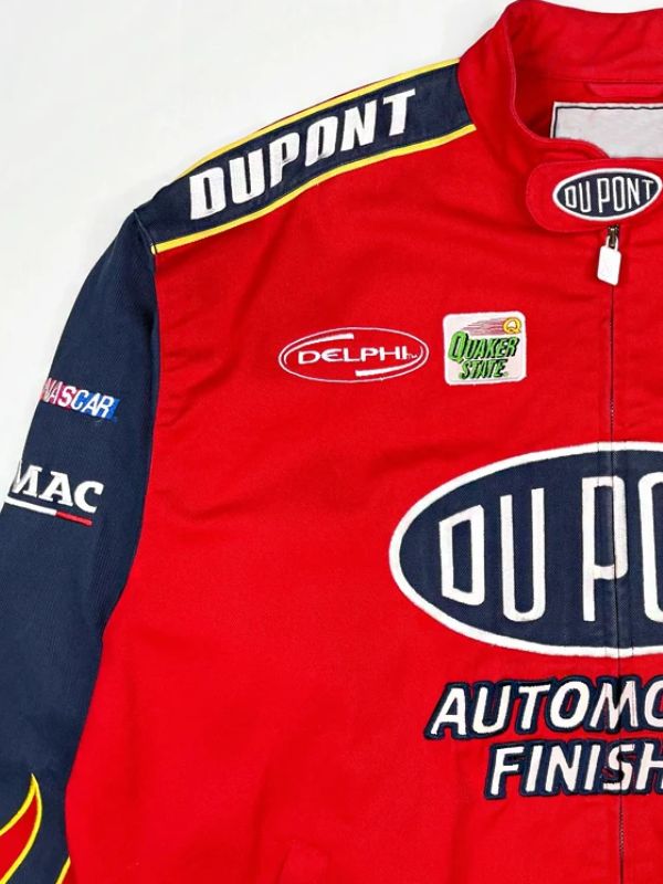 Vintage Jeff Gordon DuPont Red Nascar Racing Jacket