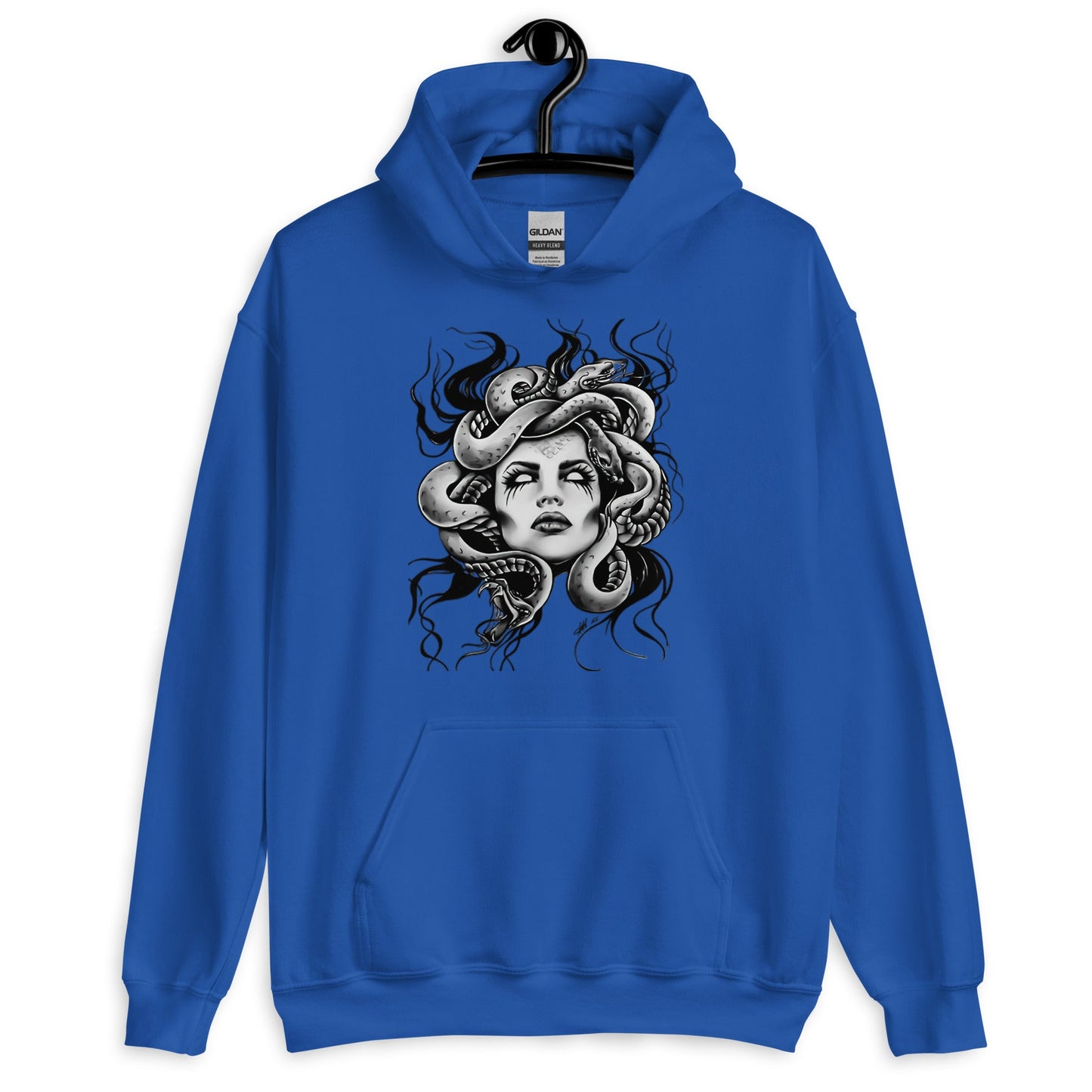 Medusa Snake Head Pullover Hoodie