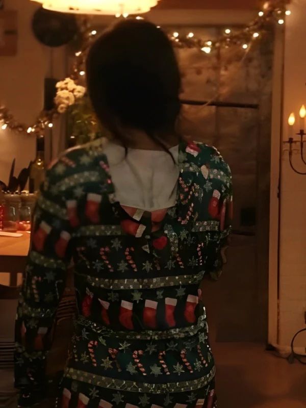 Meet Me Next Christmas Christina Milian Christmas Jumpsuit