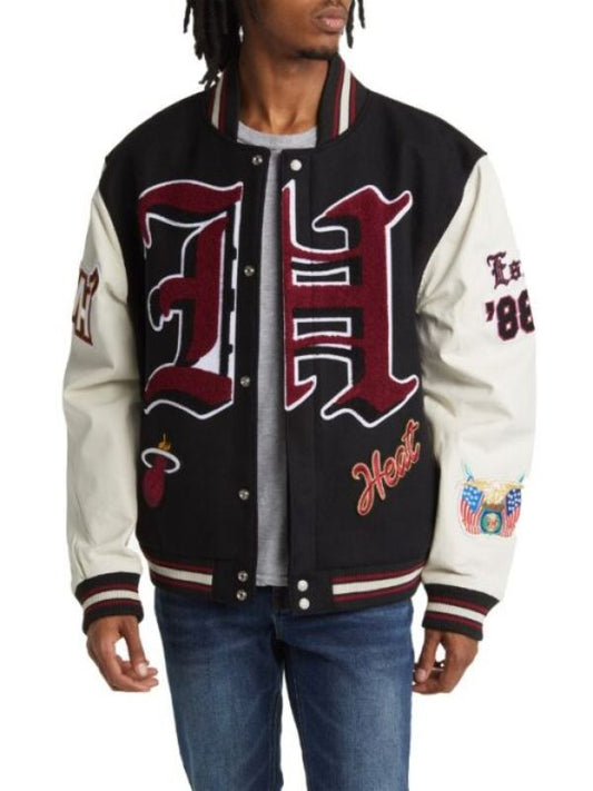 Miami Heat Letterman Varsity Jacket