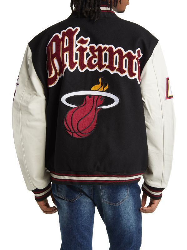 Miami Heat Letterman Varsity Jacket