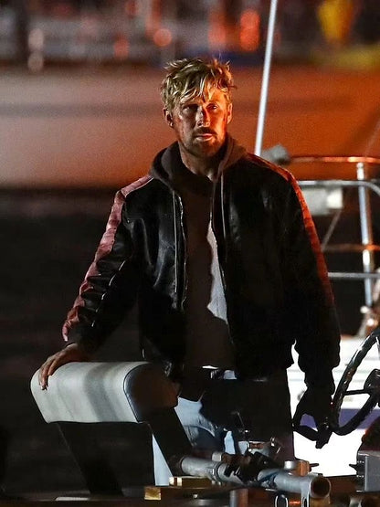 The Fall Guy Ryan Gosling Bomber Leather Jacket